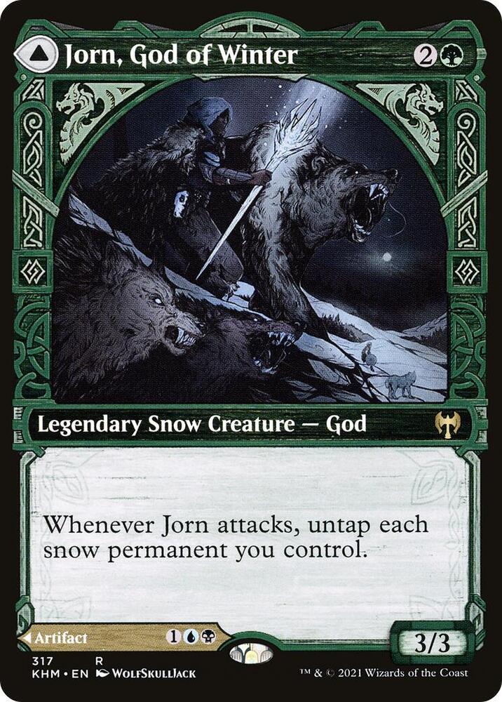 Jorn, God of Winter (Showcase) 317 card from Kaldheim