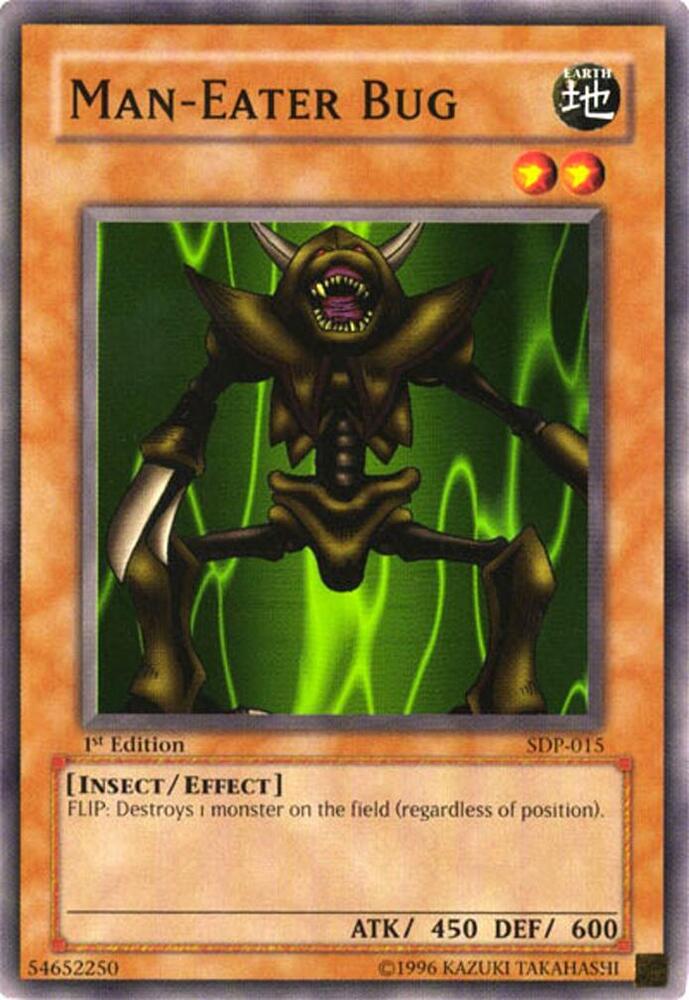 Man-Eater Bug SDP-015 card from Starter Deck: Pegasus