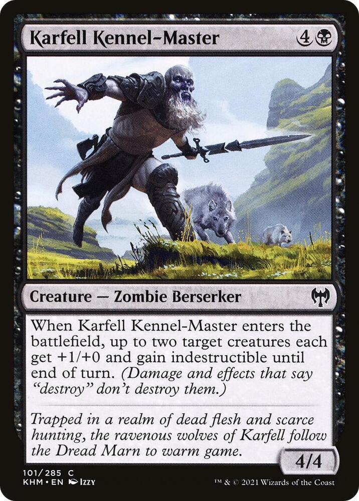 Karfell Kennel-Master 101 card from Kaldheim
