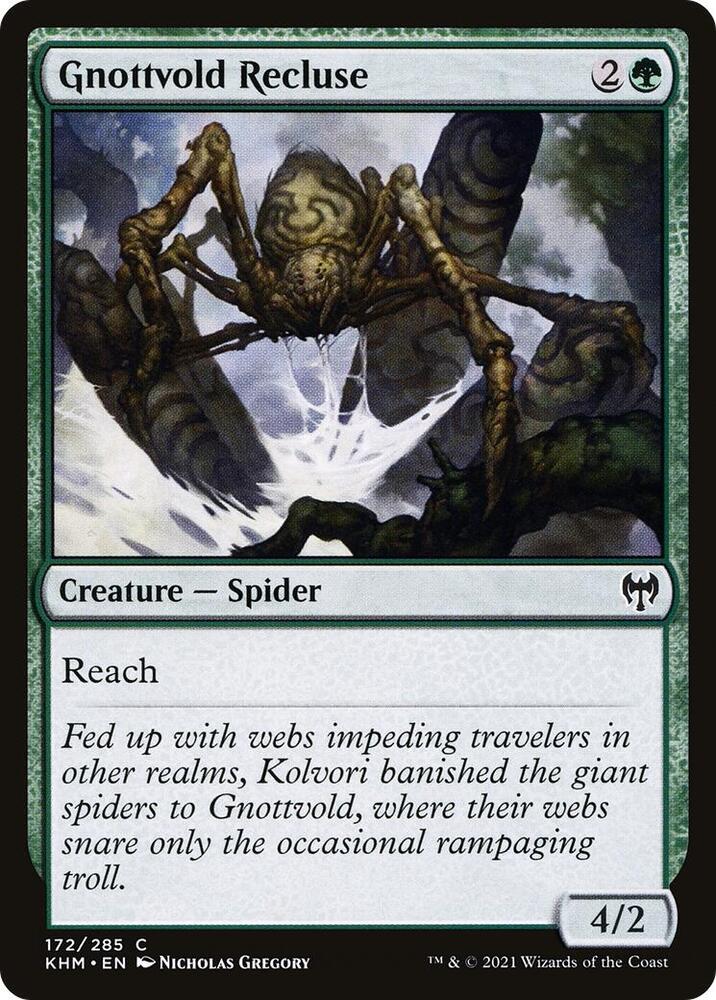 Gnottvold Recluse 172 card from Kaldheim