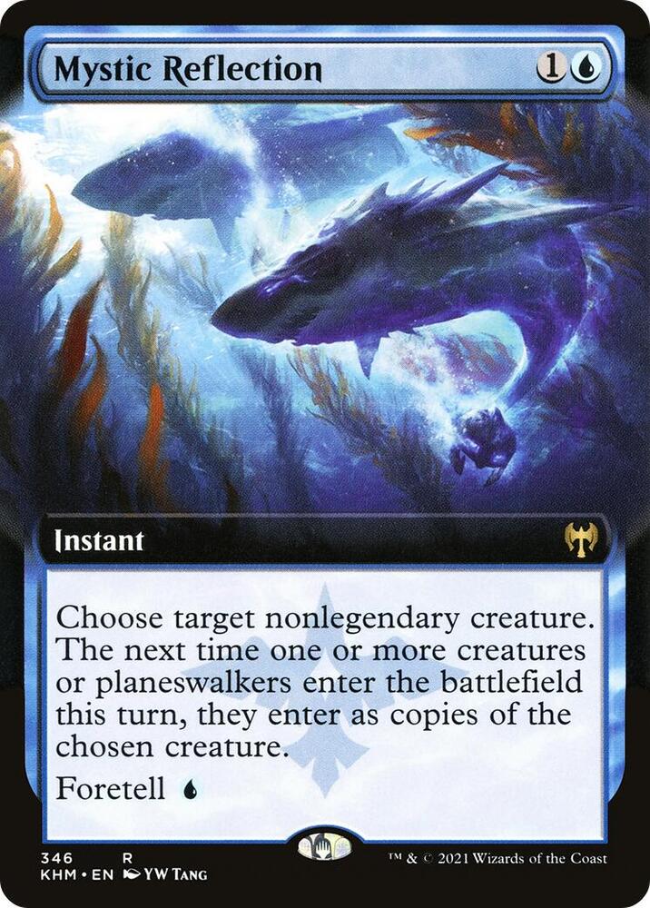 Mystic Reflection (Extended Art) 346 card from Kaldheim