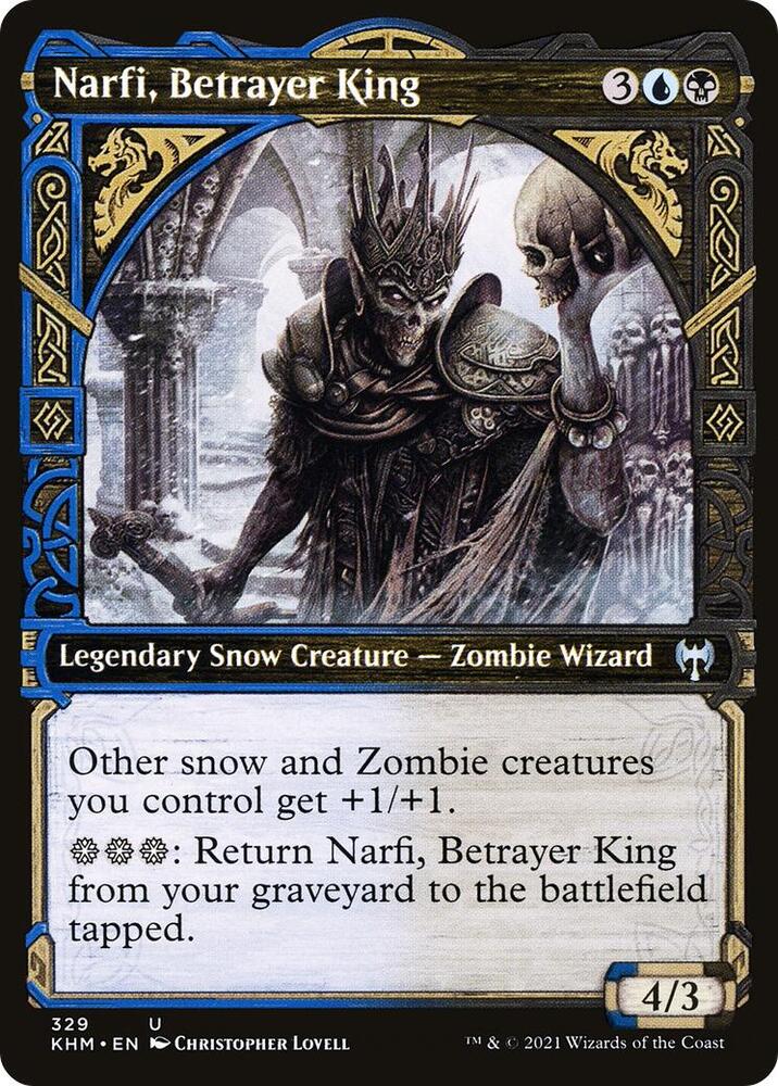 Narfi, Betrayer King (Showcase) 329 card from Kaldheim