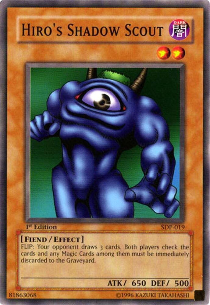 Hiro's Shadow Scout SDP-019 card from Starter Deck: Pegasus