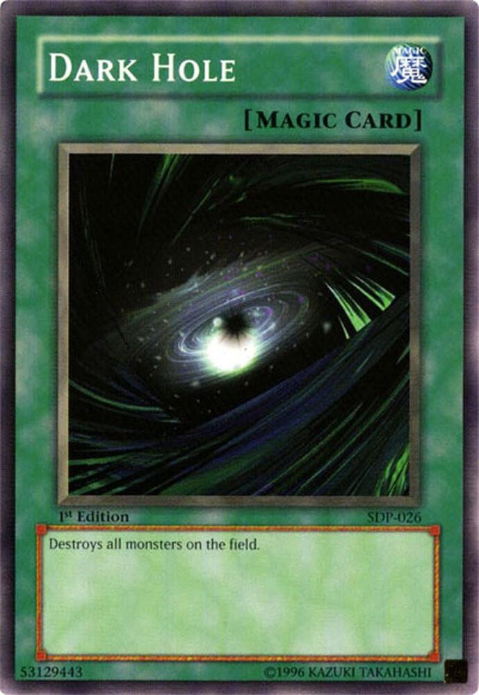 Dark Hole SDP-026 card from Starter Deck: Pegasus