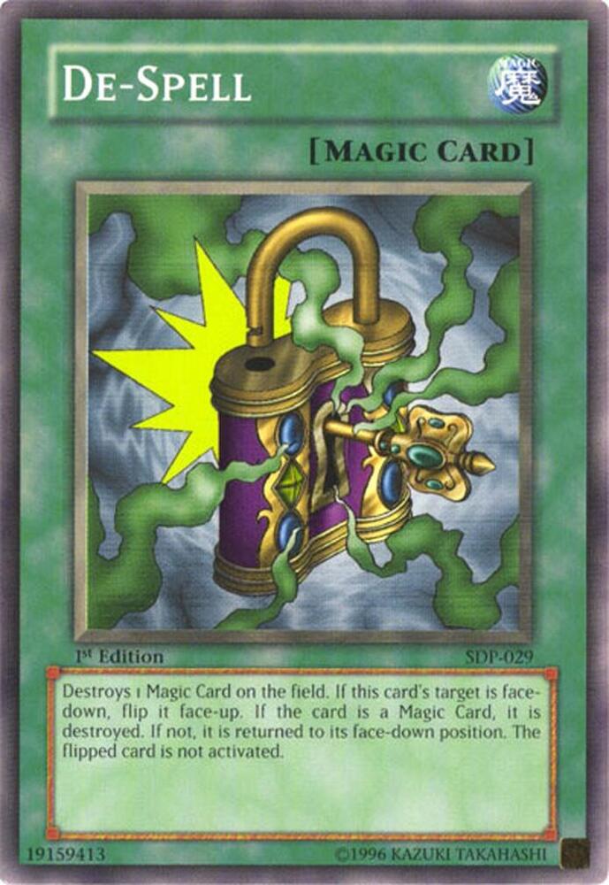 De-Spell SDP-029 card from Starter Deck: Pegasus