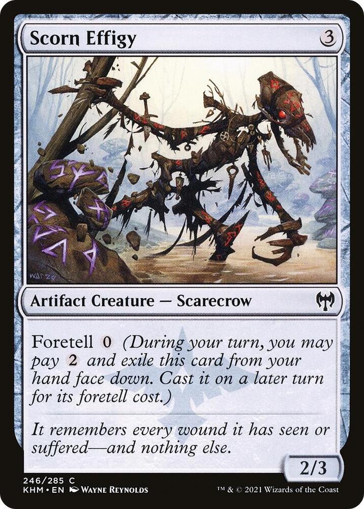 Scorn Effigy 246 card from Kaldheim