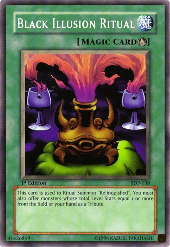 Black Illusion Ritual SDP-038 card from Starter Deck: Pegasus