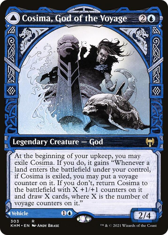 Cosima, God of the Voyage (Showcase) 303 card from Kaldheim