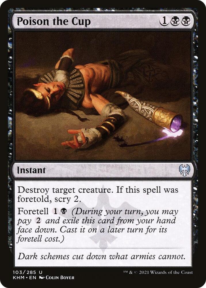 Poison the Cup 103 card from Kaldheim