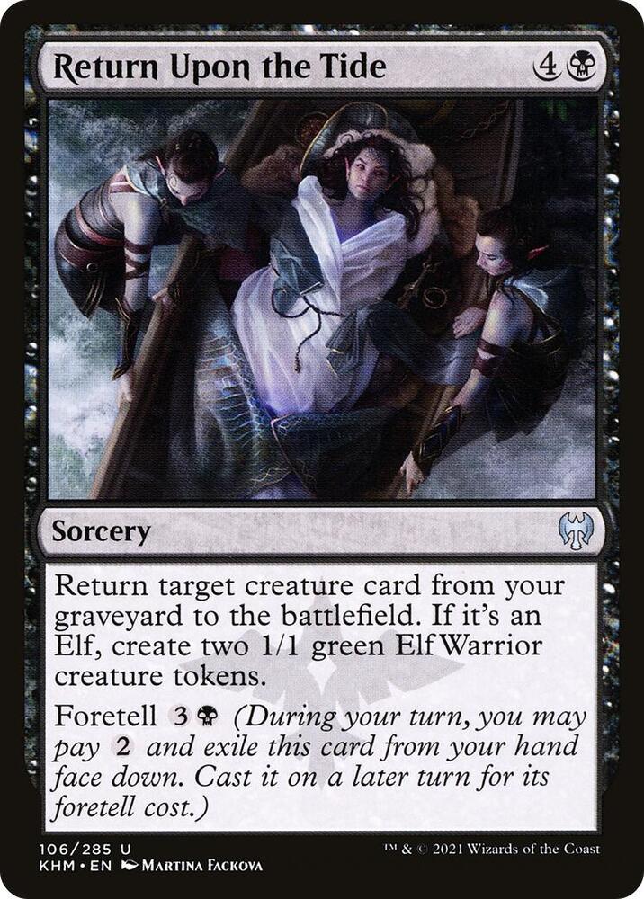 Return Upon the Tide 106 card from Kaldheim