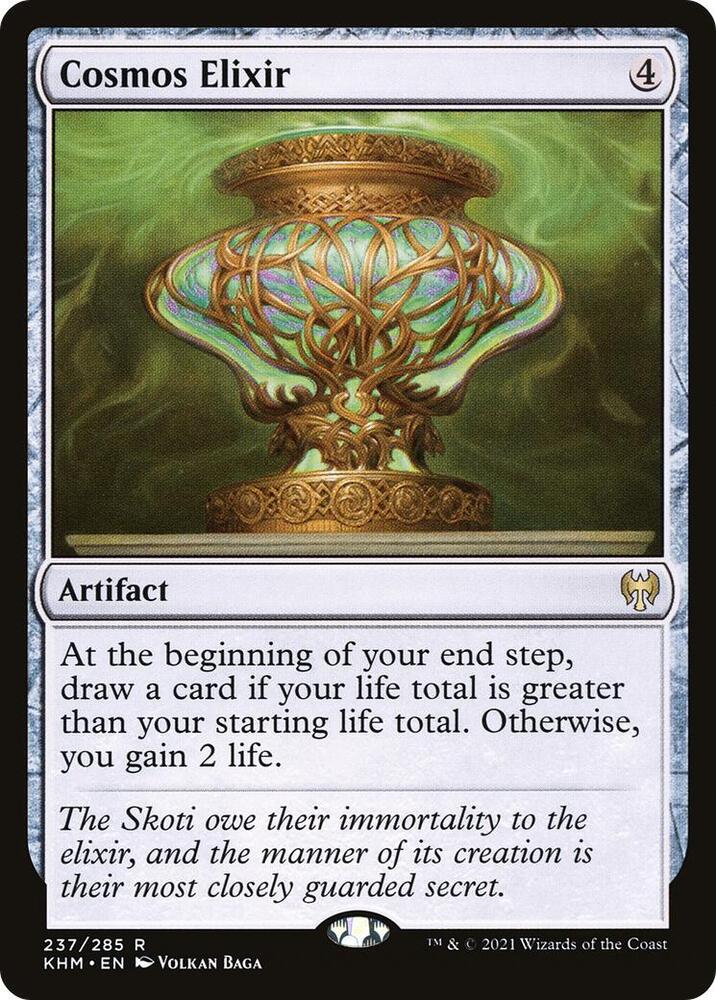 Cosmos Elixir 237 card from Kaldheim