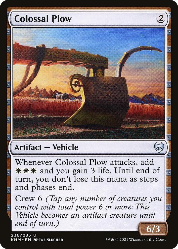 Colossal Plow 236 card from Kaldheim