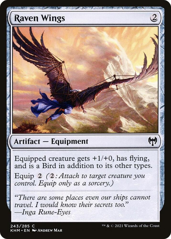 Raven Wings 243 card from Kaldheim