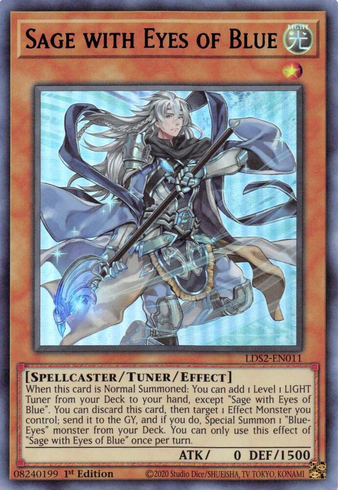 Sage with Eyes of Blue (Blue) LDS2-EN011 card from Legendary Duelists: Season 2