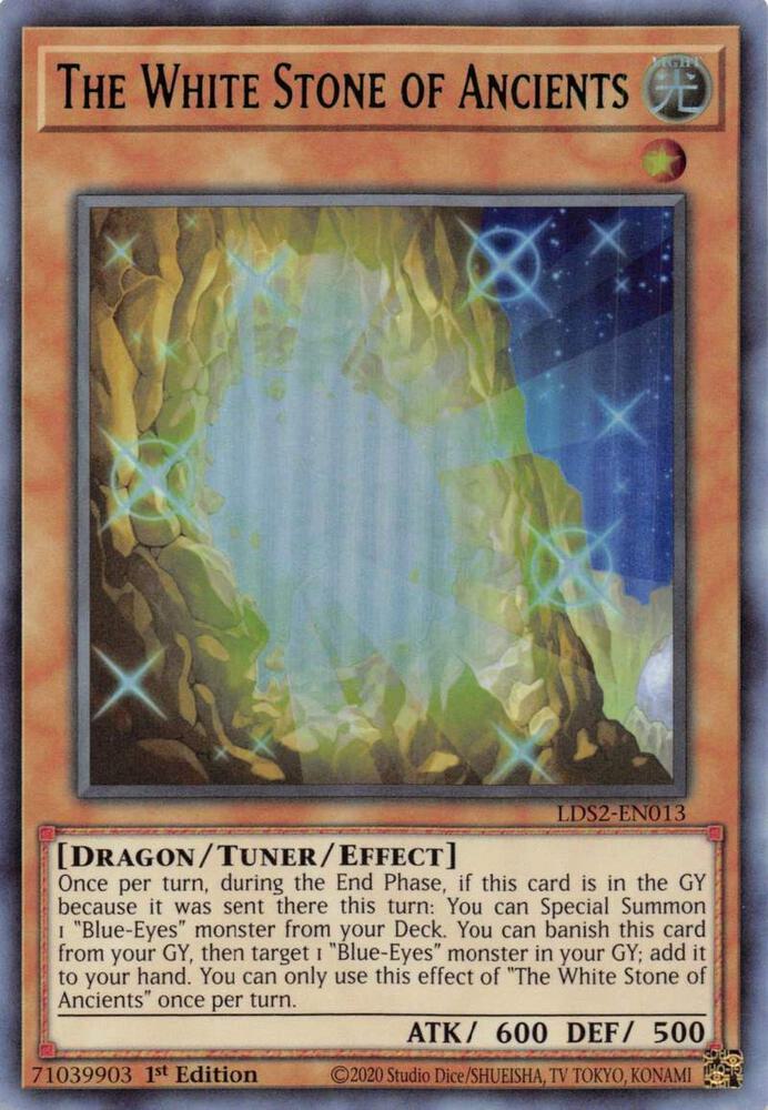 The White Stone of Ancients (Green) LDS2-EN013 card from Legendary Duelists: Season 2