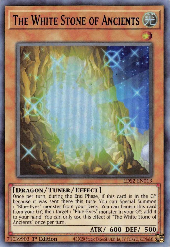 The White Stone of Ancients (Purple) LDS2-EN013 card from Legendary Duelists: Season 2