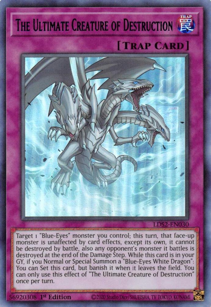 The Ultimate Creature of Destruction (Purple) LDS2-EN030 card from Legendary Duelists: Season 2