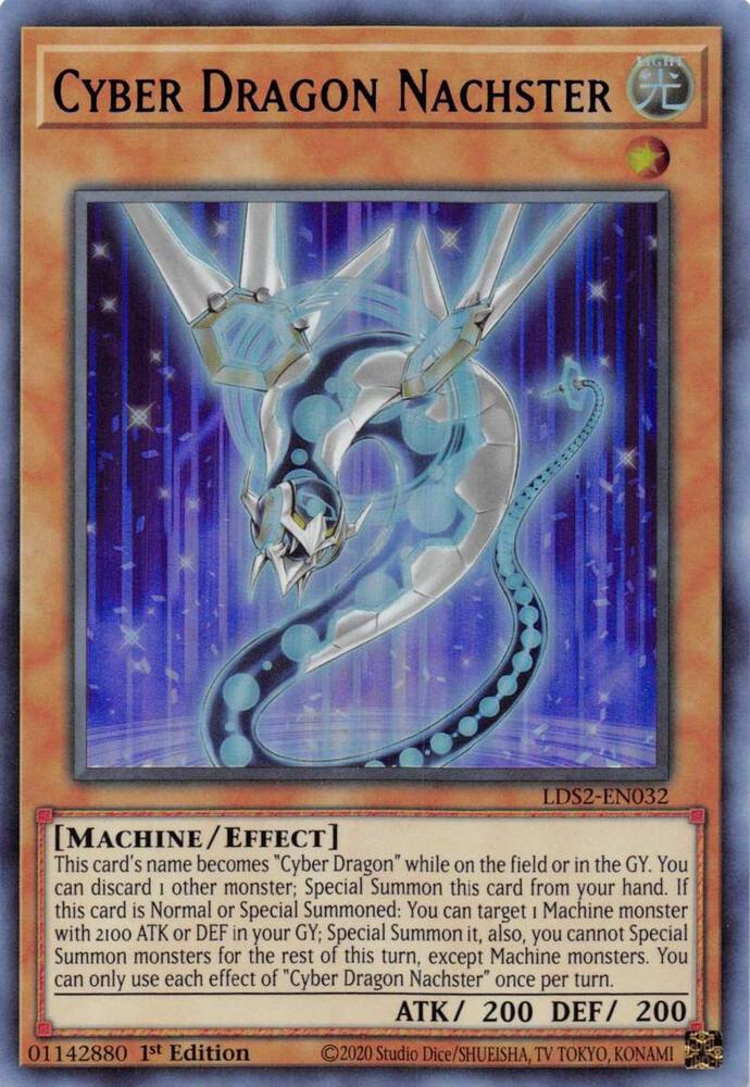 Cyber Dragon Nachster (Purple) LDS2-EN032 card from Legendary Duelists: Season 2