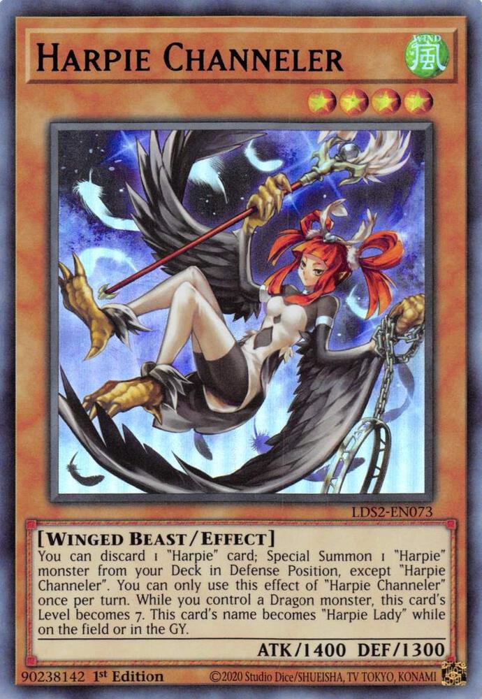 Harpie Channeler (Purple) LDS2-EN073 card from Legendary Duelists: Season 2