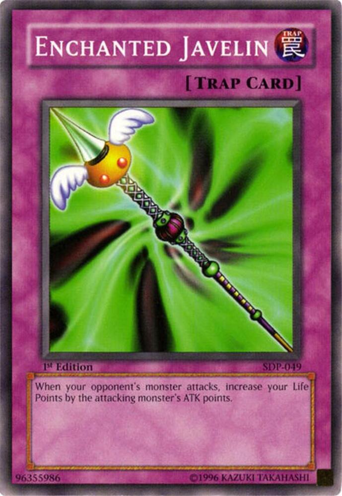 Enchanted Javelin SDP-049 card from Starter Deck: Pegasus