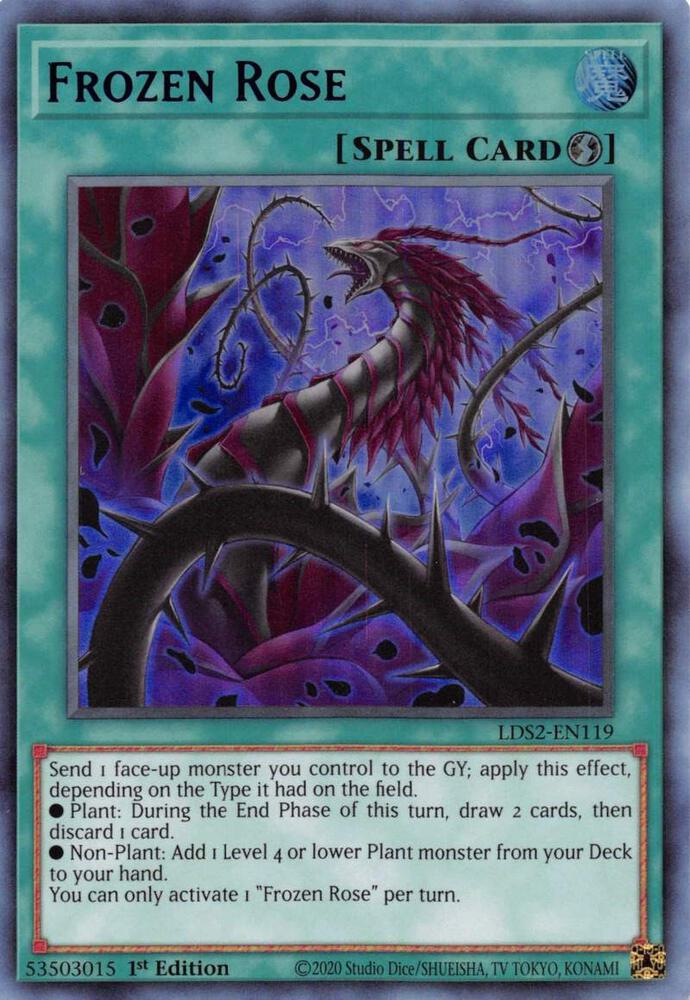 Frozen Rose (Blue) LDS2-EN119 card from Legendary Duelists: Season 2