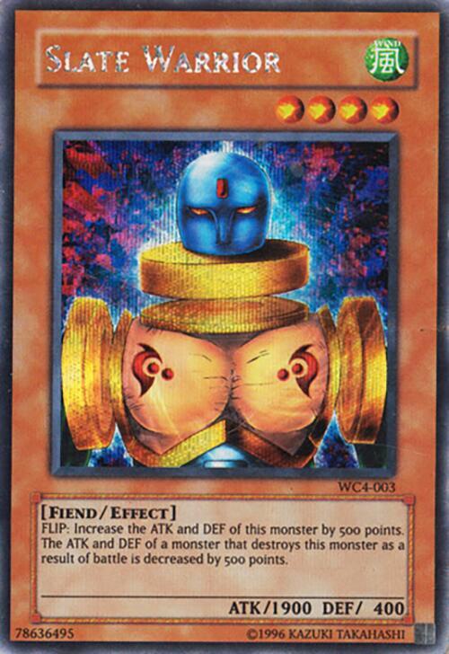 Slate Warrior WC4-003 card from World Championship 2004: GBA Promo