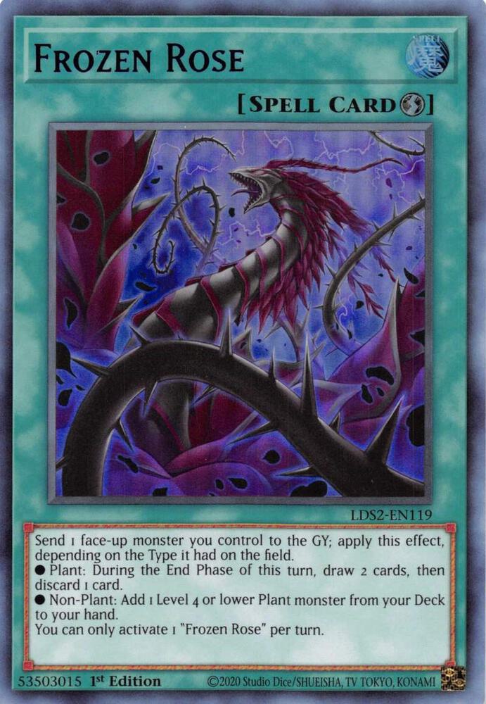 Frozen Rose (Purple) LDS2-EN119 card from Legendary Duelists: Season 2