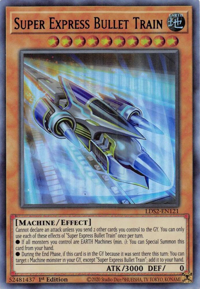 Super Express Bullet Train (Purple) LDS2-EN121 card from Legendary Duelists: Season 2