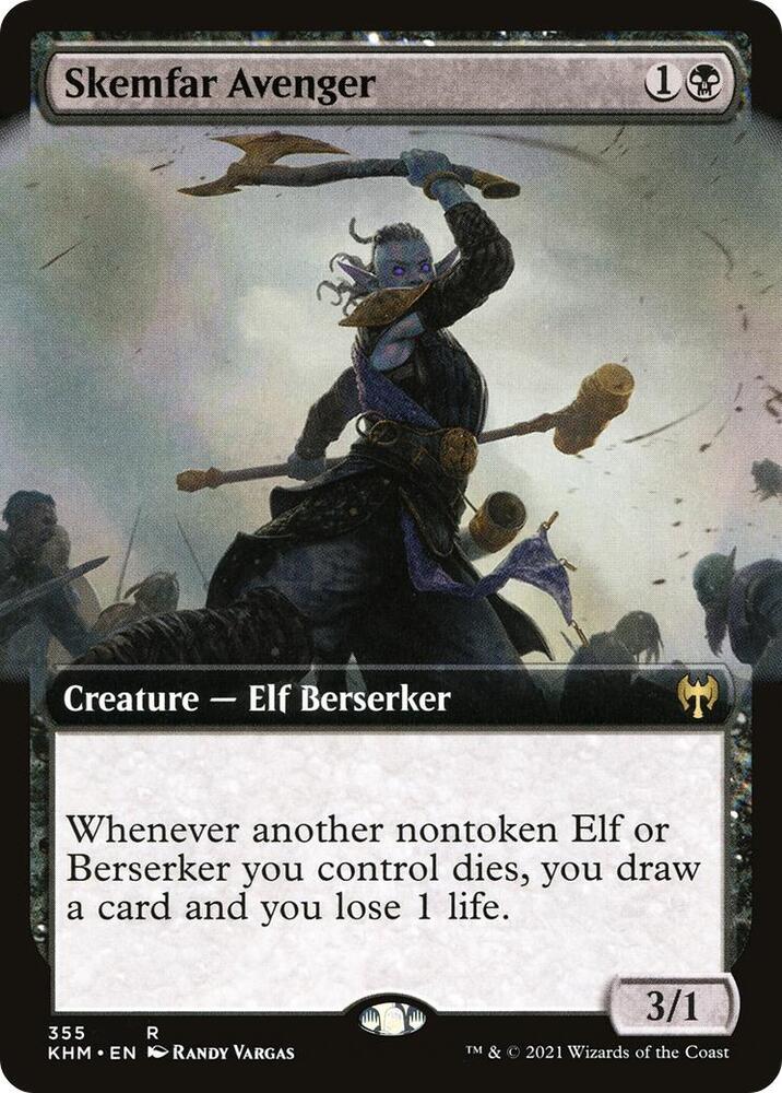 Skemfar Avenger (Extended Art) 355 card from Kaldheim