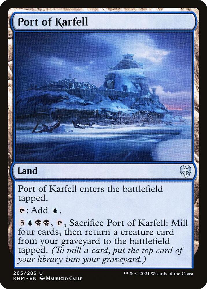 Port of Karfell 265 card from Kaldheim