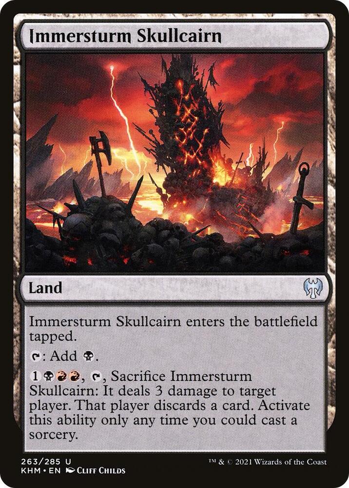 Immersturm Skullcairn 263 card from Kaldheim
