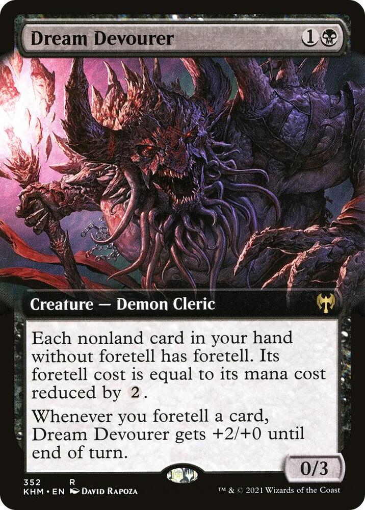 Dream Devourer (Extended Art) 352 card from Kaldheim