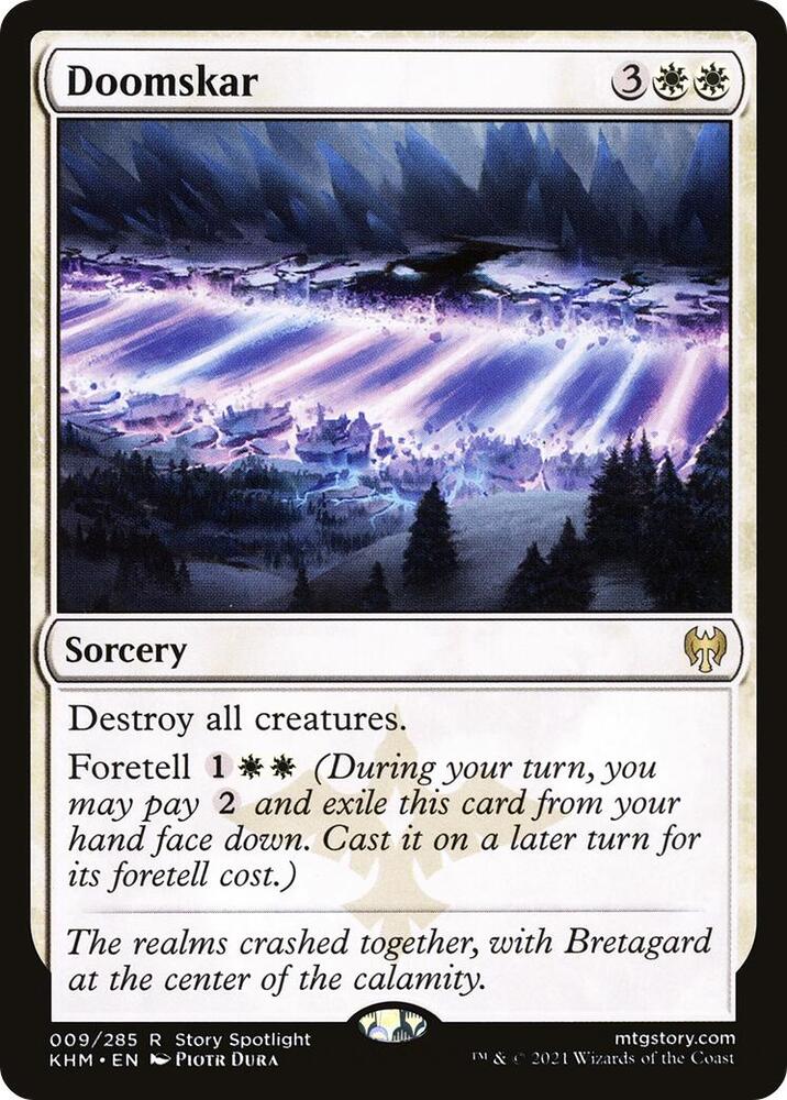 Doomskar 9 card from Kaldheim