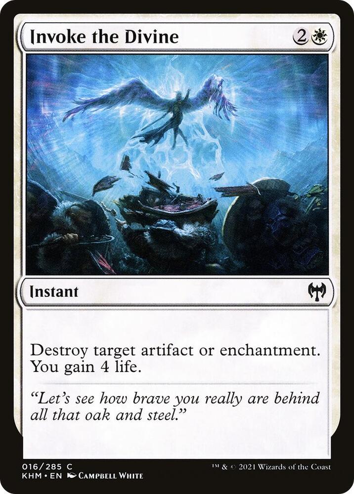 Invoke the Divine 16 card from Kaldheim