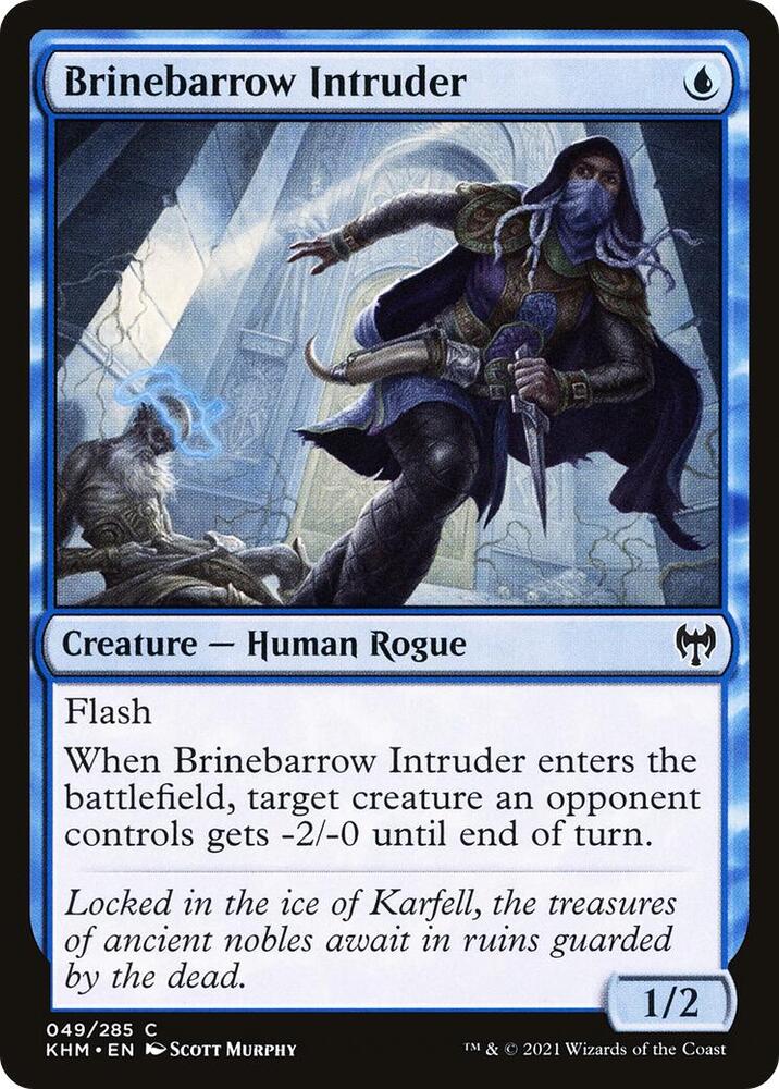 Brinebarrow Intruder 49 card from Kaldheim