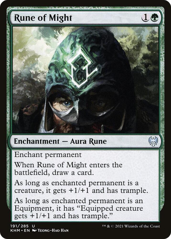 Rune of Might 191 card from Kaldheim