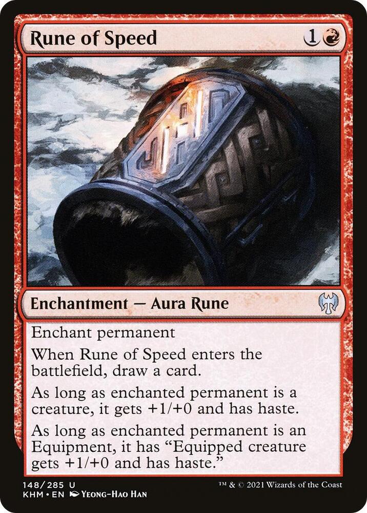 Rune of Speed 148 card from Kaldheim