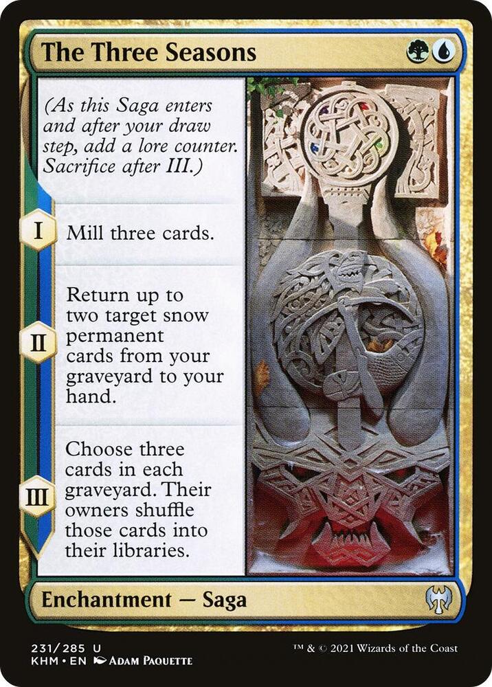 The Three Seasons 231 card from Kaldheim