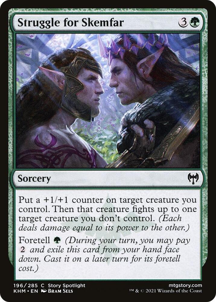 Struggle for Skemfar 196 card from Kaldheim