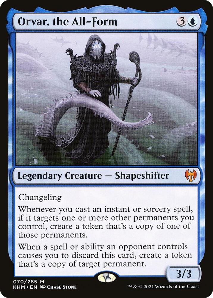 Orvar, the All-Form 70 card from Kaldheim