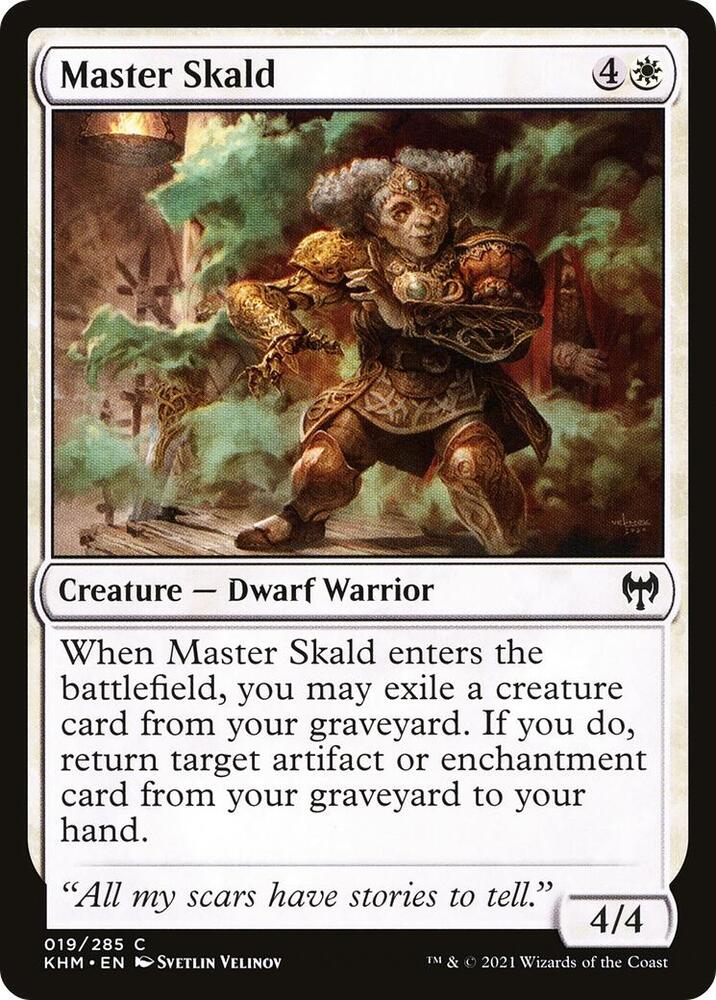 Master Skald 19 card from Kaldheim