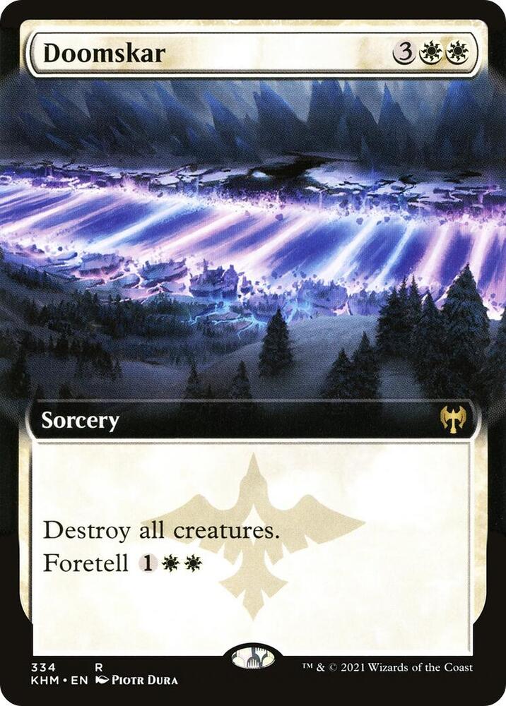 Doomskar (Extended Art) 334 card from Kaldheim