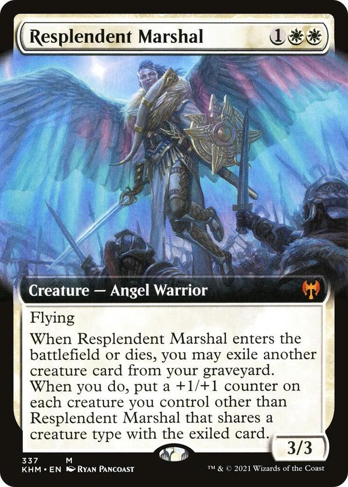 Resplendent Marshal (Extended Art) 337 card from Kaldheim