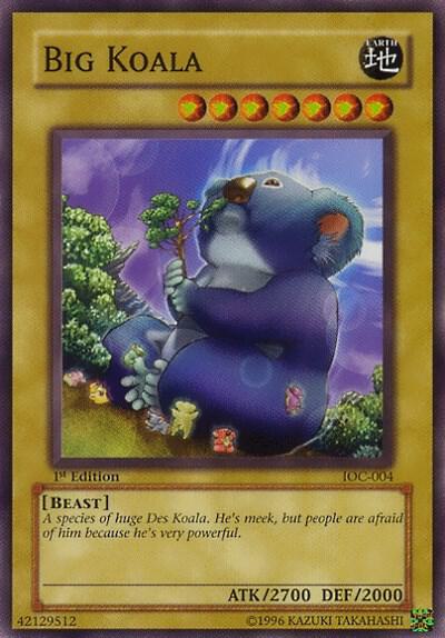 Big Koala IOC-004 card from Invasion of Chaos