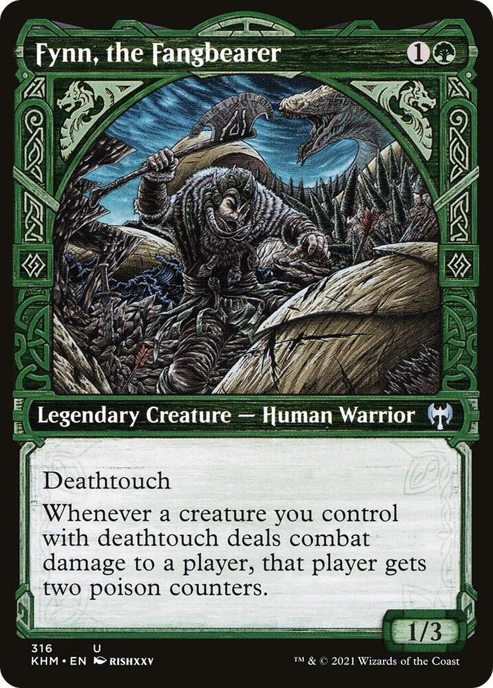Fynn, the Fangbearer (Showcase) 316 card from Kaldheim