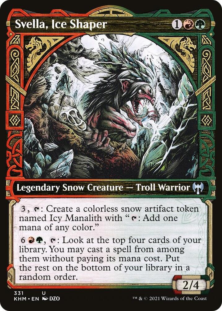 Svella, Ice Shaper (Showcase) 331 card from Kaldheim