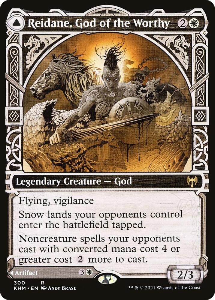 Reidane, God of the Worthy (Showcase) 300 card from Kaldheim
