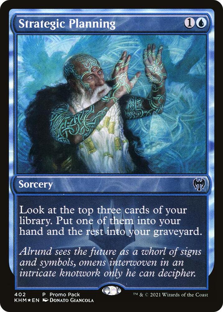 Strategic Planning 402 card from Promo Pack: Kaldheim