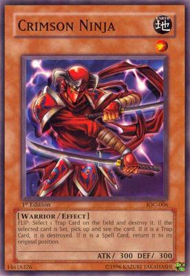 Crimson Ninja IOC-006 card from Invasion of Chaos