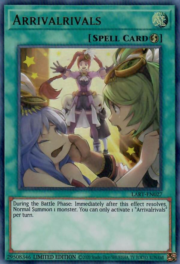 Arrivalrivals LART-EN027 card from The Lost Art Promotion